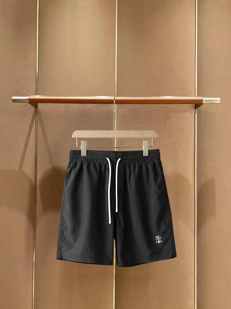 Description Picture 5 of itemElastic waist casual Quarter pants Men New Casual comfort Beach Pants ventilate High Quality Old Money A must-have for summer