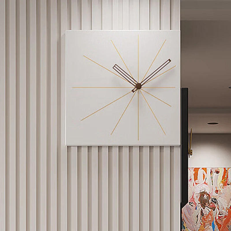 Description Picture 3 of itemLuxury Wall Clocks Elegant Nordic Interior  Wall Adhesive Watch Unique Luminous Clocks Noiseless Living Room Clock Decoration