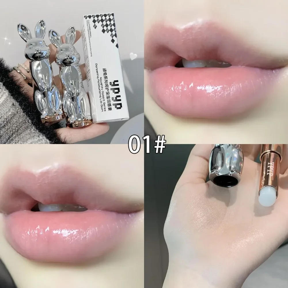 Description Picture 3 of itemBlack Rose Lip Balm Color Change Gloss Transparent Moisturizing Lip Tint Moisturizing  Not Dryness Lipstick Makeup Base Care