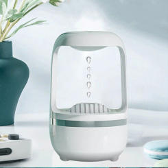 800Ml Anti-Gravity Water Droplets Diffuser Air Humidifier Cool Mist Maker Fogger With Led Display Office Bedroom Desktop