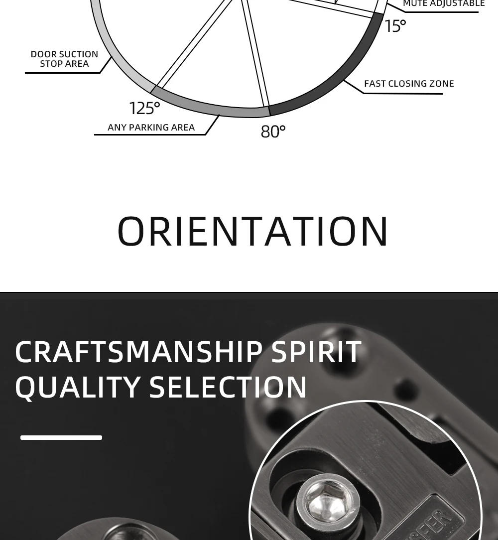 Description Picture 6 of itemSAILANKA 2024 Invisible Door Hinges Three-dimensional Adjustable Hidden Cross Hinge Charniere Automatic Door Closing Rebound