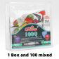 1 Box and 100 mixed