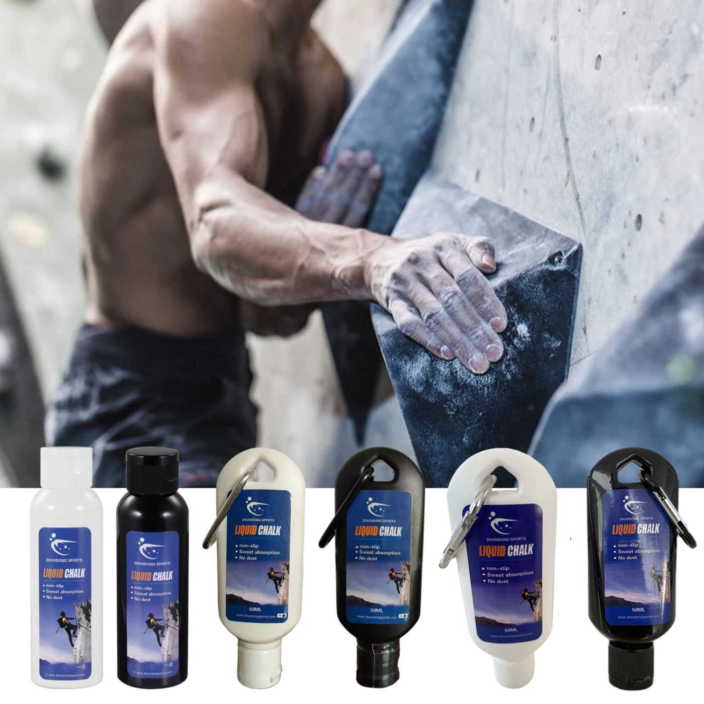 Description Picture 2 of itemLiquid Climbing Chalk Grip Maximum Gym Chalk Bodybuilding Crossfit Weight Lifting Gymnastics Pole Dance Athletics Liquid Chalk