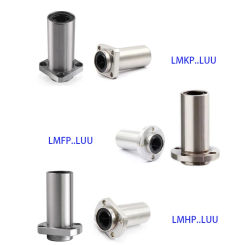 1PC LMFP40LUU LMHP40LUU LMKP40LUU Diameter 40mm Guided Lengthen Flange Linear Motion Ball Bearings Bush CNC Parts for 3D Printer