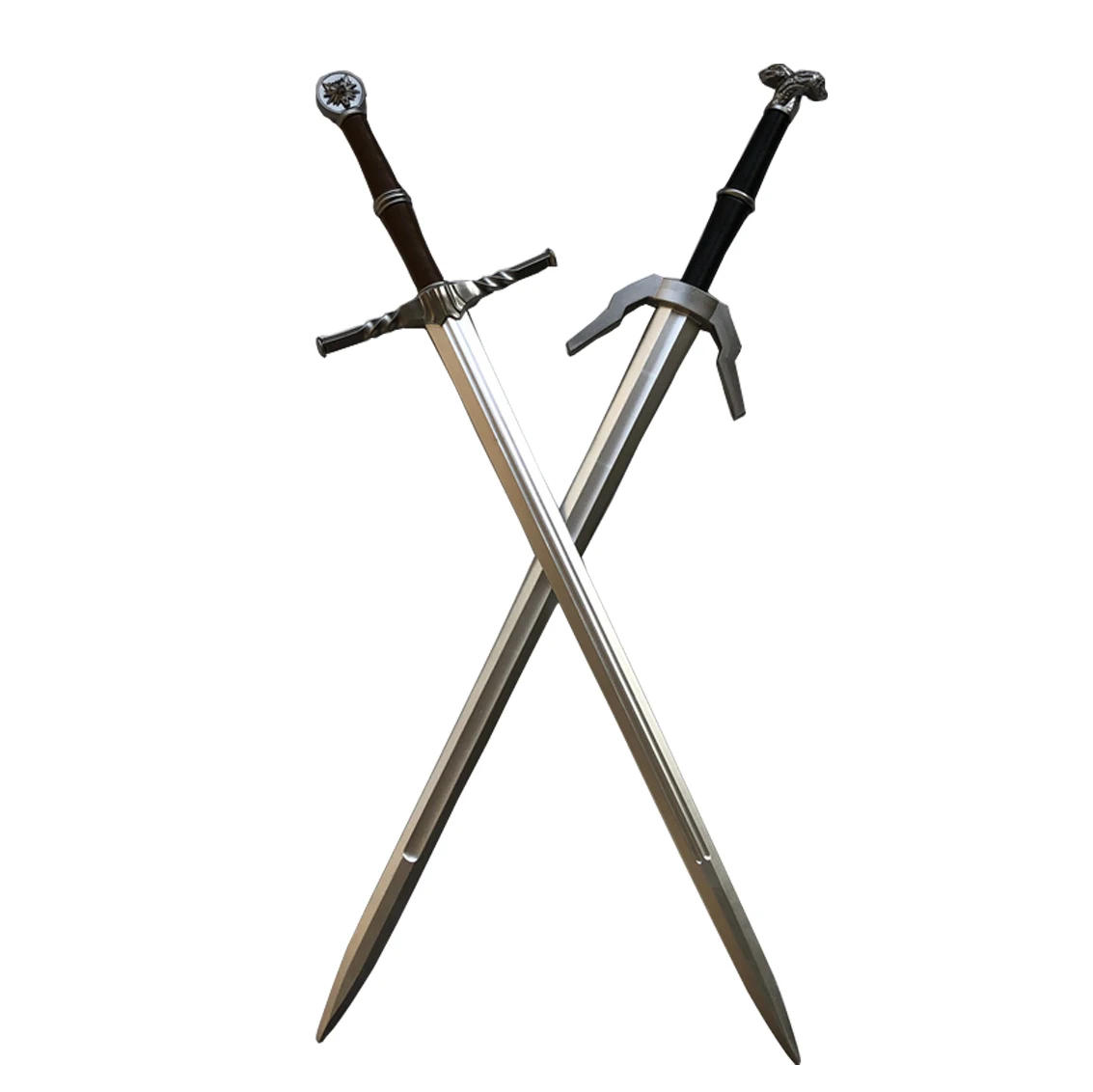 Description Picture 3 of item105cm 1:1 Anime cosplay Geralt of Rivia sword White Wolf sword Weapon Prop Role Play PU Model Toy Prop