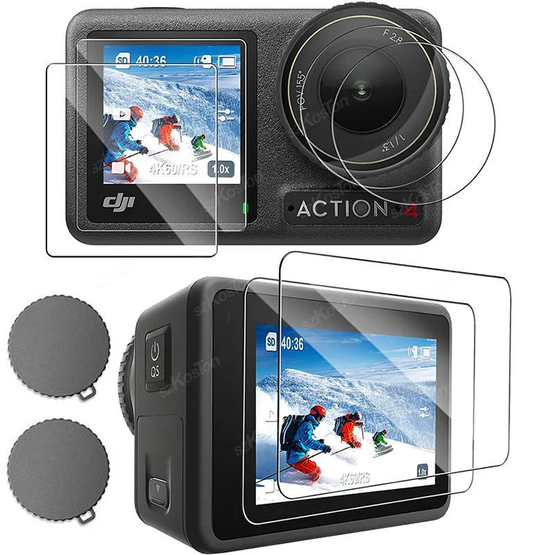 Description Picture 5 of itemCamera Lens Dust Cover For Action 5 Pro Non Slip Silicone Lens Protection For DJI Osmo Action 5 Camera Tempered Film Accessories