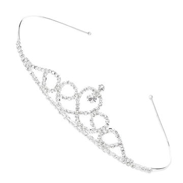 Wedding Bridal Crystal Tiara / Hair Barrettes / Hairband / Hair Loop (Sliver)