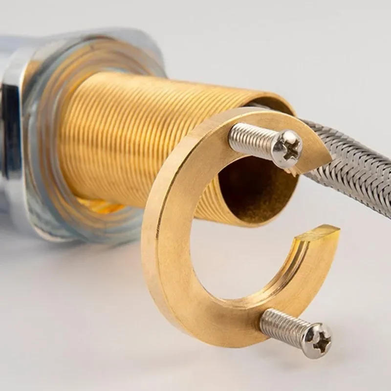 Description Picture 3 of itemFaucet Anti-loosing Nut Cap C Type Tap Faucet Fixing Fitting Kit Wash Basin Tools Kitchen Fastening Circlip Washer Fixture Parts