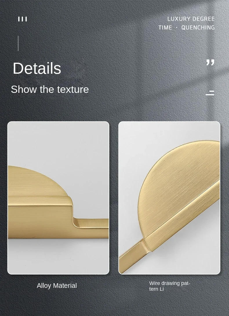 Description Picture 4 of itemNew Simple Cabinet Door Knobs Zinc Alloy Cupboard Handle Home Room Wardrobe Handles Furniture Door Pulls