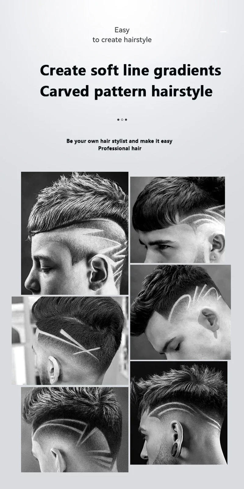 Description Picture 5 of itemKemei 1071 Electric Hair Clipper UBS Rechargeable Cordless Beard Trimmer For Men Powerful Electric Hair Cutting Machine