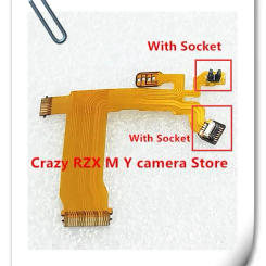 NEW Lens Aperture Flex Cable For Olympus M.ZUIKO DIGITAL ED 14-42 mm 14-42mm f/3.5-5.6 EZ 37mm Caliber Repair Part (With Socket)