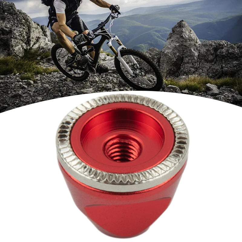 Description Picture 6 of itemMountain Bike Quick Release Lever Nut Bicycle Hub M5 Wheel Screw Anti-Slip Nut Shaft Hub Protection Cap For Fixed Gear Road Bike