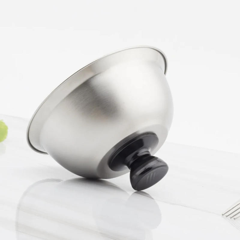 Description Picture 4 of itemFrying Pan Covers Universal Stainless Steel Round Pot Lids Cover Burger Cover Cheese Melting Dome for Cookware Sandwiches Steak