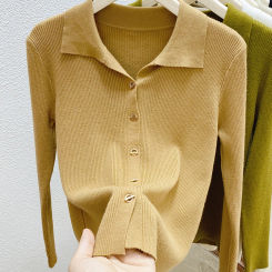Women Cardigans Autumn Winter 2024 Single Breasted Knitted Sweater Spring Fashion Short Knitwear Solid Cardigan Jumpers