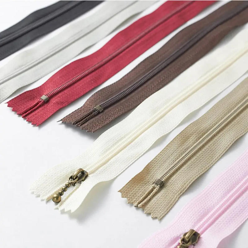 Description Picture 6 of item10Pcs 3# Bronze Metal Zipper 25CM Close-end Zip for Sewing Bags Garments Pocket Zippers Repair Tailor DIY Accessories