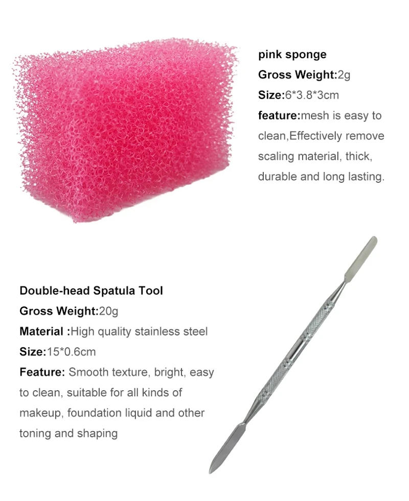 Description Picture 6 of itemFace Body Paint Sfx Makeup Kit Scars Wax Halloween Special Effects Stage Fake Blood Skin Wax with Spatula Stipple Sponge