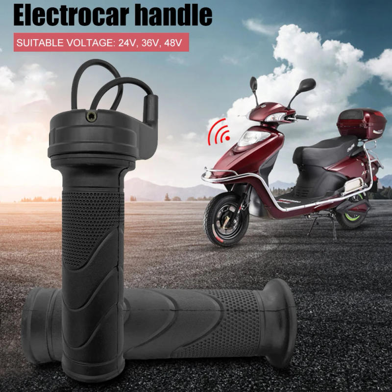 Description Picture 6 of itemUniversal Ebike Throttle 24V 36V 48V Electric Bicycle Throttle Handle Rubber Electric Bicycle Accelerator Motorcycle Accessories