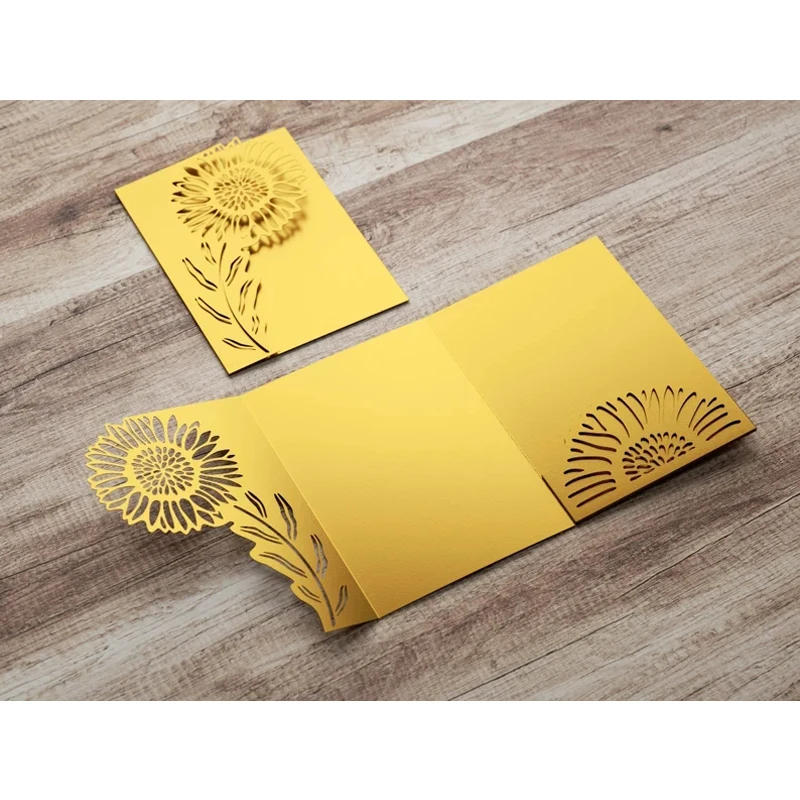 Description Picture 5 of item3D Sunflower Decoration Die Metal Cutting Dies DIY Scrapbook Paper Cards Embossing Craft Die Cut Handmade Craft  New  Dies 2023