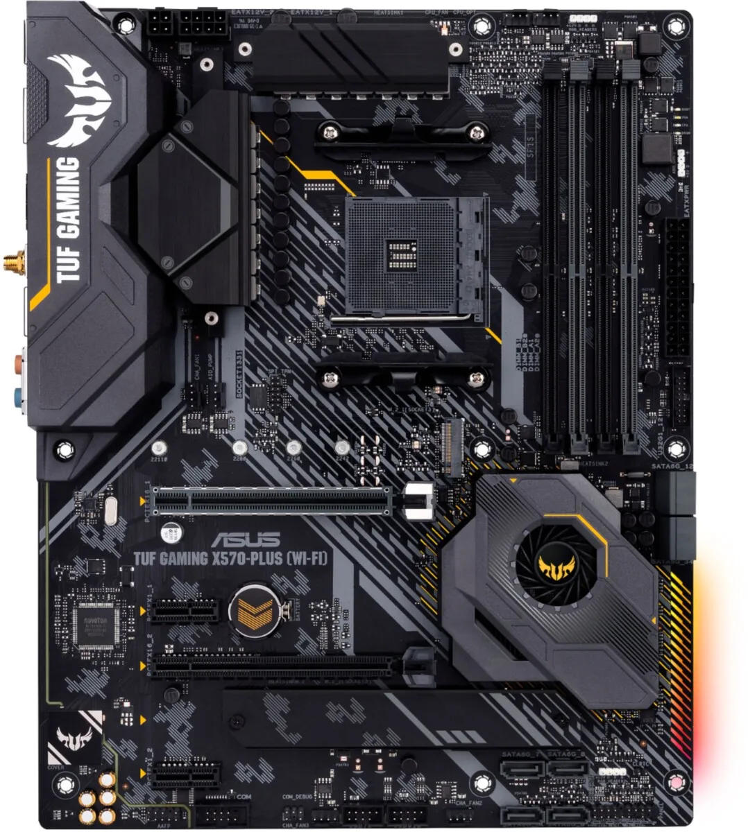 Description Picture 5 of itemASUS TUF GAMING X570-PLUS (WIFI) Motherboar AMD X570 support Ryzen 5600 3 4300G 5300GE cpu Socket AM4 128G 4×DDR4  M.2 ATX