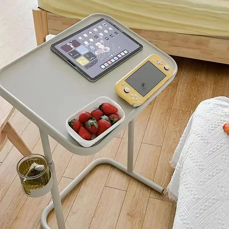 Description Picture 3 of item1pc Standing Desk, Bedside Table, Lifting Computer Table, Home Lifting Small Desk, Laptop Table, Sofa Side Table