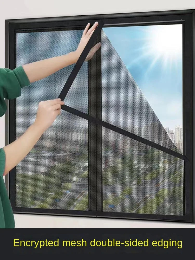 Description Picture 4 of itemInsect Mosquito Nets for Window Screen Mesh Custom Size Tulle Invisible Black Fiberglass Against Mosquitoes and Flies Mesh