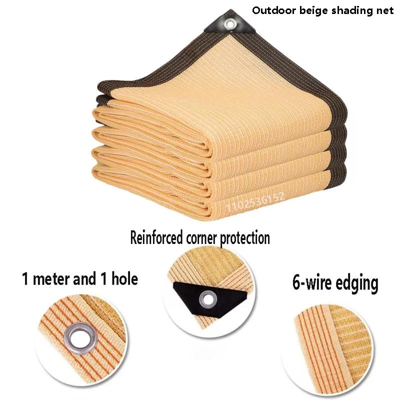 Description Picture 6 of itemHDPE shading net for garden, UV protection, outdoor greenhouse, sunshade, swimming pool sunshade, plant sail, 80% shading