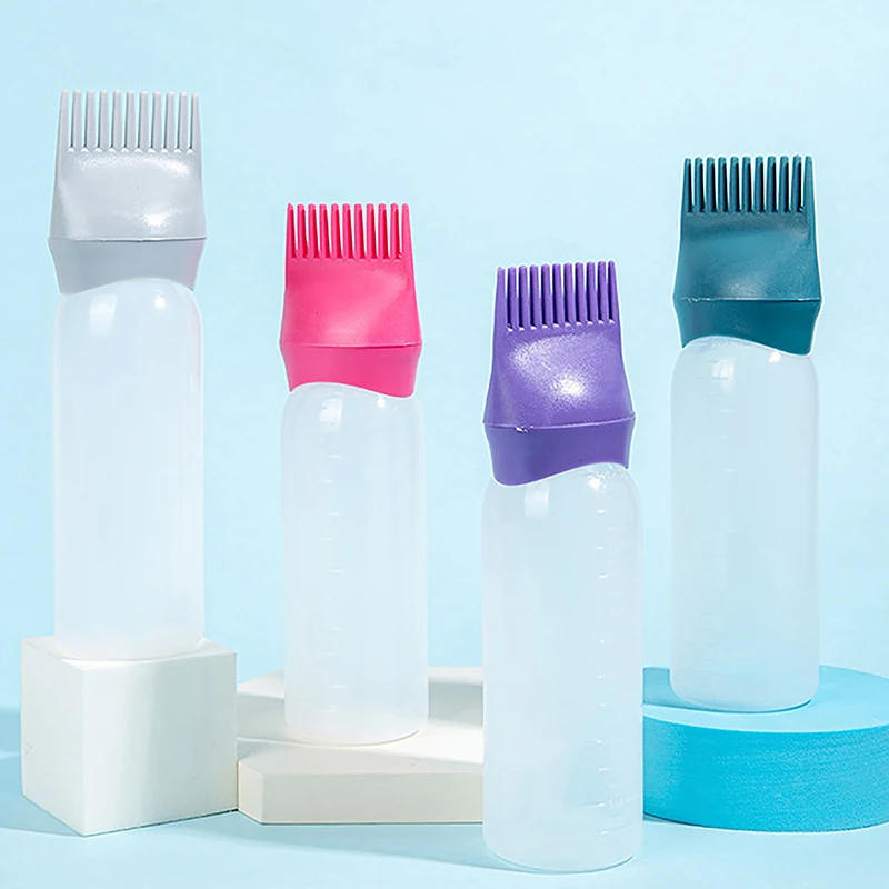 Description Picture 5 of item120ml Plastic Hair Dye Refillable Bottle Applicator Comb Dispensing Salon Hair Coloring Hairdressing Styling Tool