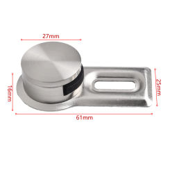 Mirror Clip Glass Clamp Mirror Accessories Mirror Holder Buckle Round Glass Clamp Solid Wall Bracket Anti-rust