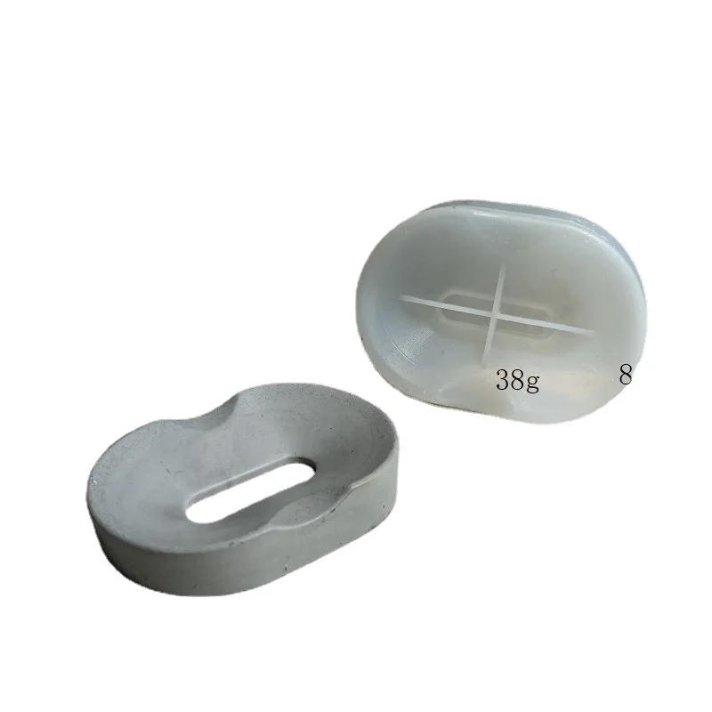 Description Picture 4 of itemSoap Storage Tray Concrete Silicone Molds Handmade Gypsum Form Dish Plate Resin Epoxy Moulds Cement Plaster Soap Box Holder Mold