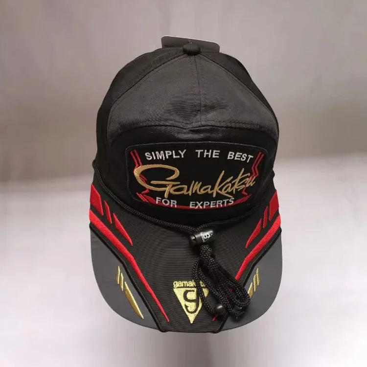 Description Picture 4 of itemGamakatsu Fishing Hat with Bucket Breathable Sun Protection Fishing Caps Waterproof Men Fishing Caps Hiking Sport Baseball Cap