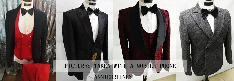 Description Picture 2 of item2024 Fashion Royal Blue Suits For Men Smart Casual Slim Fit Blazer Hombre Business High Quality Custom 3 Piece Set Costume Homme