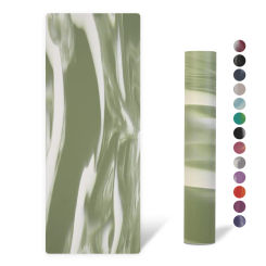 Multiple Color Organic Biodegradable Yoga Mat, Best Grip Eco-Friendly PU Rubber Fitness Mat, Tapis De Sport Gym Mat Manufacturer