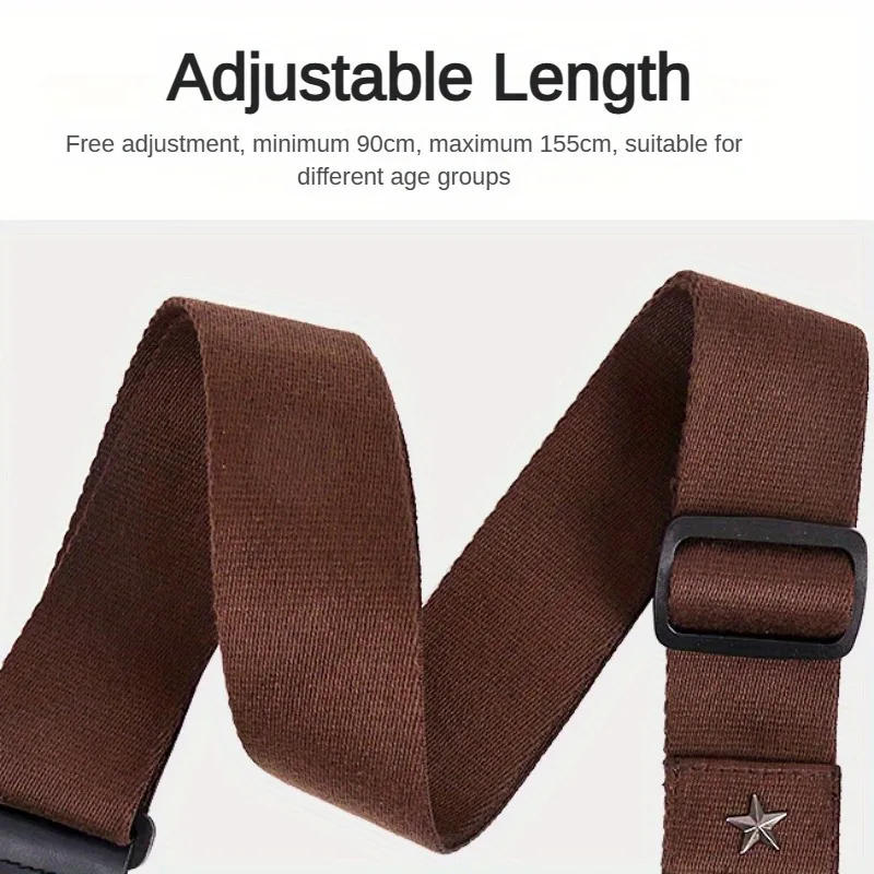 Description Picture 6 of itemElectric Guitar Strap Acoustic Folk Guitarra Belt Straps Guitar Straps Pick Pocket Guitar Accessories，Thicken the mesh paddles