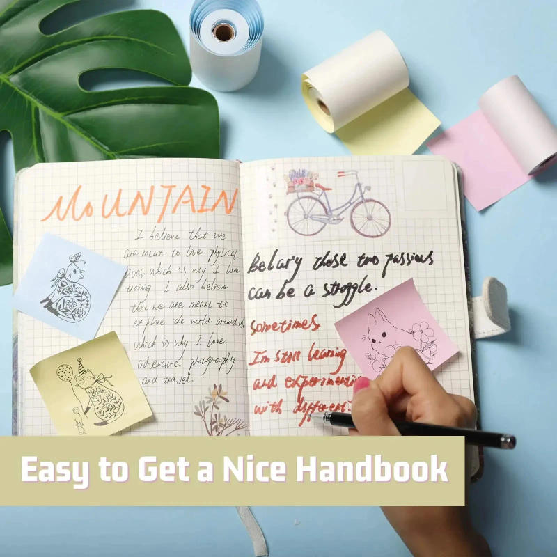 Description Picture 6 of item57*25MM Thermal Paper Label Sticker Self-adhesive Rolls Paper For Mini Printer Instant Print Kids Camera Photo Paper