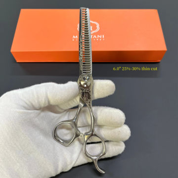 Japanese Mizutani Hair Scissors Hair Stylist Hair Scissors A Word Finishing Structure Scissors Left Hand Scissors