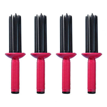 Hair Styling Tool Hair Curling Roll Comb Set with 17 Comb Teeth for Fluffy Curly Hair Round Curler Brush for Women for Air