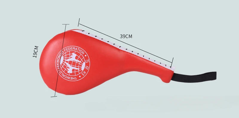 Description Picture 3 of itemTaekwondo Target for Adult Kids PU Rebound Sponge Double Kick Pad Target for Trainig Thai Boxing Accessories Foot Kickboxing