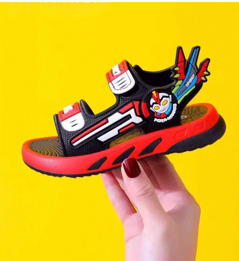 Description Picture 5 of itemChildren sandals with anti slip soft soles for 3-7 years old Handsome kindergarten and elementary school beach shoes