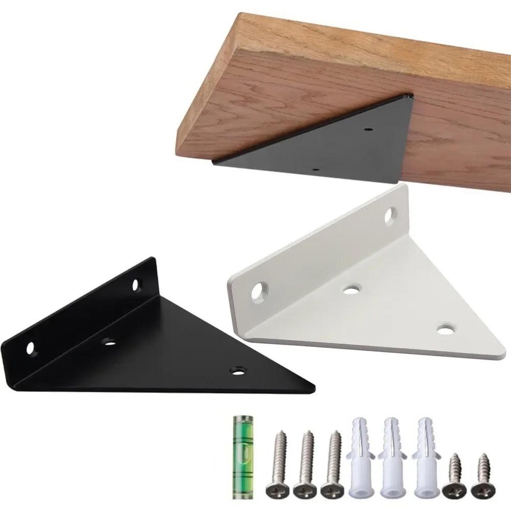 Description Picture 5 of item2PCS Triangle Bracket Heavy Support Wall Mounted Bench Table Shelf Bracket Invisible Triangle Support DIY Home Decoration