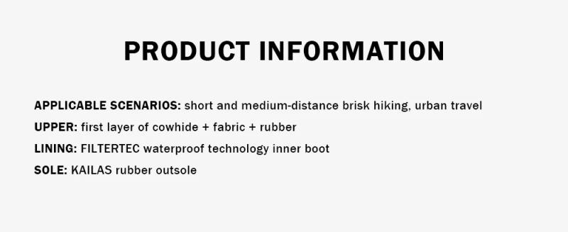 Description Picture 4 of itemKAILAS TAIHANG FLT Waterproof Lightweight Breathable Non-slip Wear-resistant Outdoor Sports Hiking Shoes for Women KS2342215