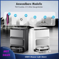 Replacement Parts For Eureka J12 Ultra Robot Vacuum Cleaner Main Side Brush Hepa Filter Mop Cloth Dust Bags-Best Selling