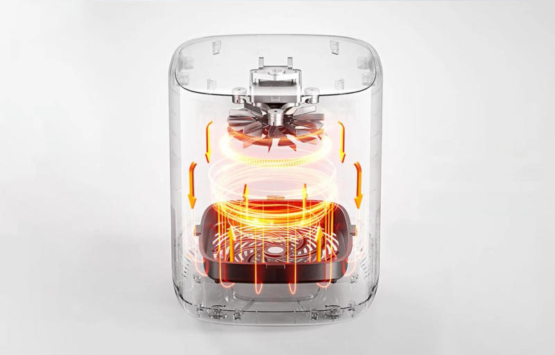 Description Picture 3 of itemXIAOMI MIJIA Air Fryer 4.5L Multifunctional Household Low Oil And Light Fat Fryer Intelligent NTC Precise Temperature Control