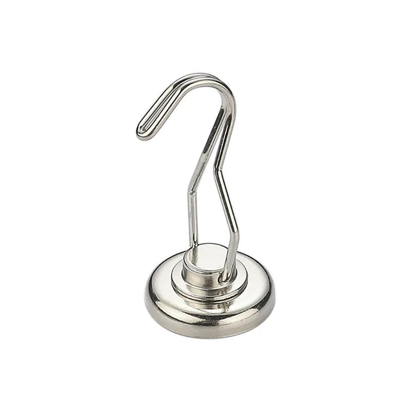 Description Picture 4 of item360 Degrees Rotating Magnetic Hook Strong Power Hooks Magnet Super Punch-free Self-adhesive Key Hanger Wall Hook