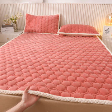 Bed Mattress Toppers Student Soft Quilt Pad Sleeping Mat Household Bedroom Mat Floor Tatami Bed Cushion Antibacterial Mattress