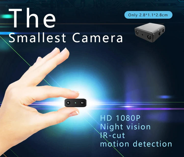 Description Picture 4 of itemXD Mini Camera Full HD 1080P Home Security Camcorder Night Vision Micro Cam Motion Detection Video Voice Surveillance Recorder