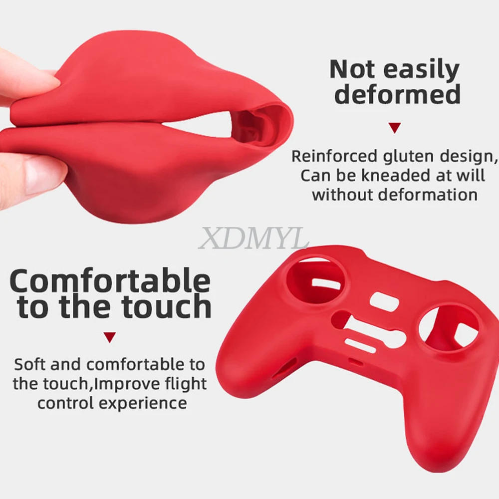 Description Picture 4 of itemFor DJI Remote Controller 2/3 Silicone Cover Protetcive Case Scratch-Resistant Portablefor DJI Avata 2/FPV Hanging Accessories