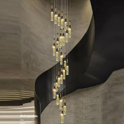 Nordic home decoration, stair chandelier, living room and dining room Pendant lights, ceiling light, indoor lighting