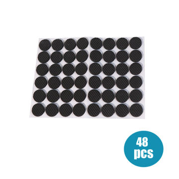 48PCS Thickening Self Adhesive Furniture Leg Feet Rug Felt Pads Anti Slip Mat Bumper Damper for Chair Table Protector Hardware