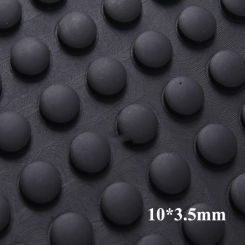 100Pcs 10*3.5mm Self-Adhesive Silicone Rubber Feet Pads Cabinet Bumpers Door Stops Draw Bumper Furniture Protector Shockproof