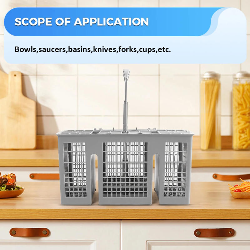 Description Picture 3 of itemPortable Dishwasher Cutlery Basket For Siemens,Bosch, Maytag, Kenmore For Constructa Dishwashers Kitchen Storage Baskets Parts